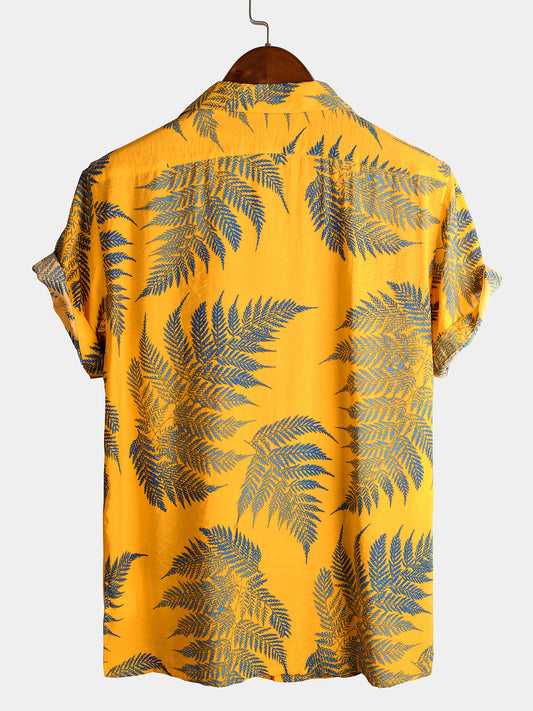 TROPICA HAWAIIAN LEAF SHORT SLEEVE SHIRT