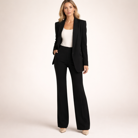 ELVARA – ELEGANT FLARED SUIT SET