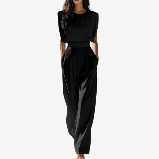 ARIELA – BELTED ELEGANT JUMPSUIT