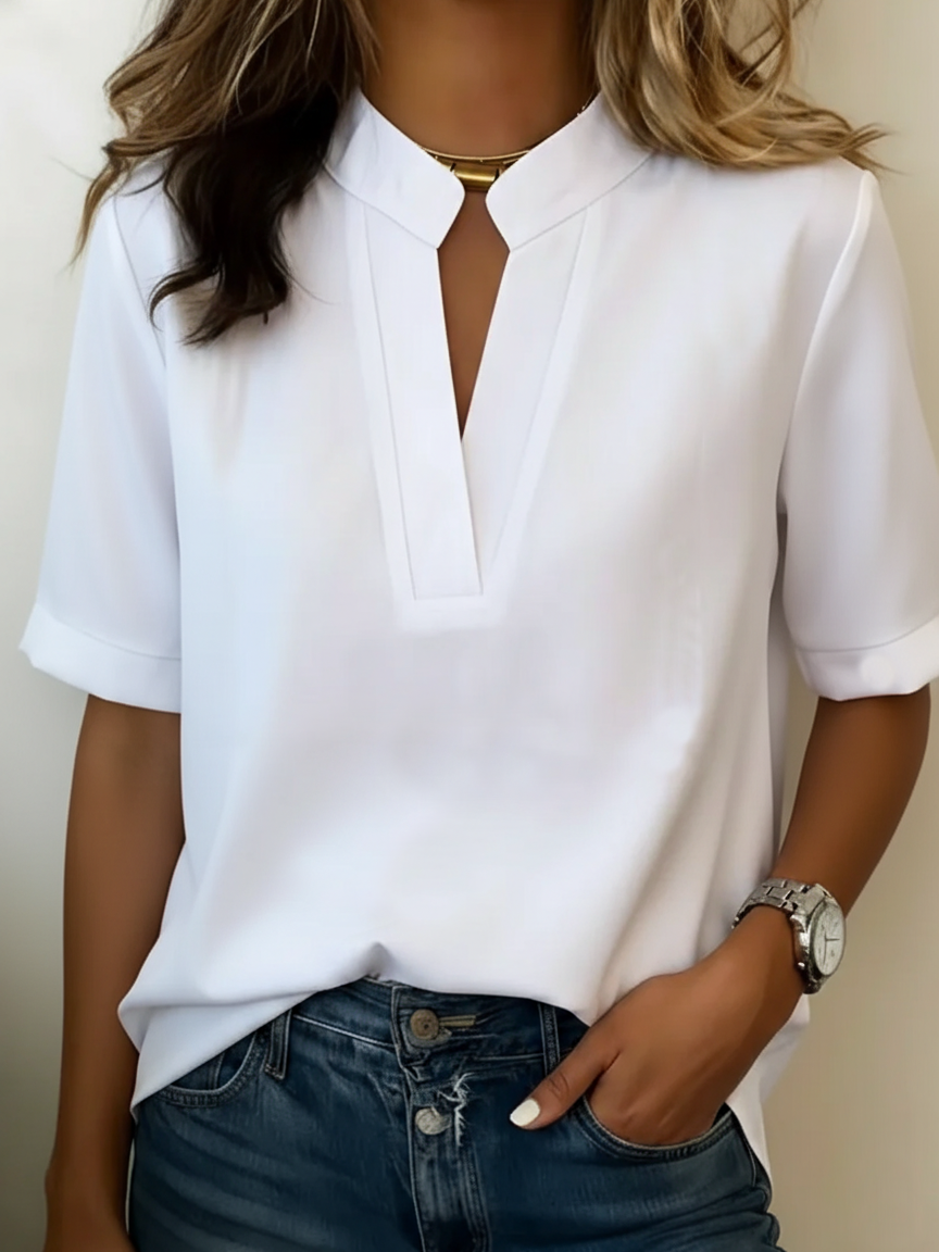 COLERA REFINED COLLAR ELEGANCE BLOUSE