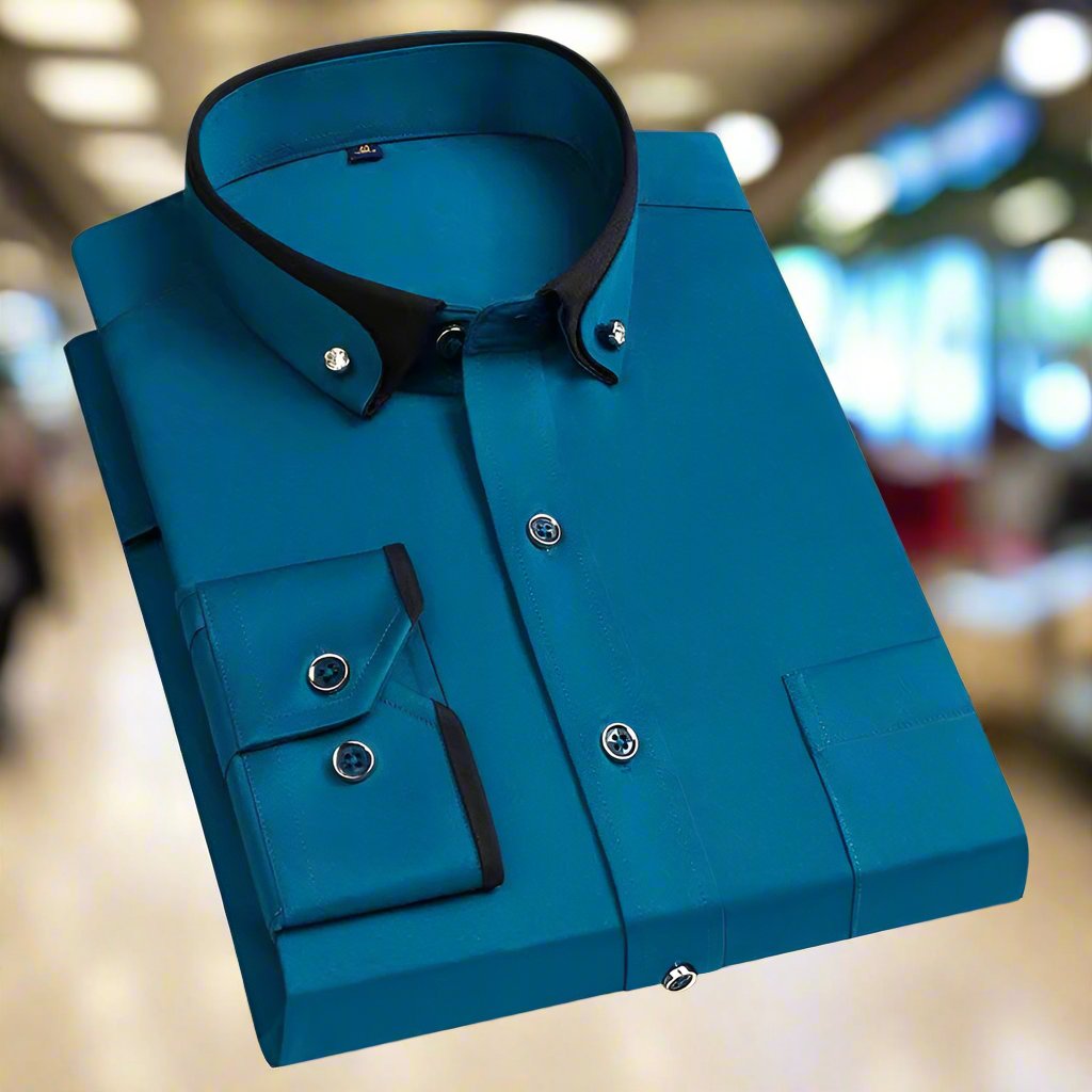 Albert: Classic Cotton Shirt With Long Sleeves