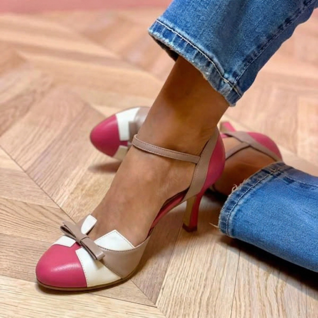 Elise | Comfortable leather heels