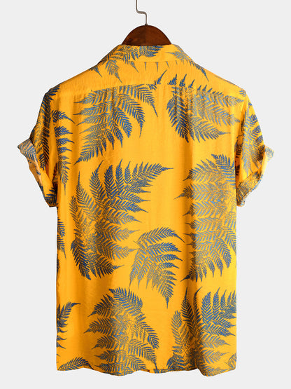 TROPICA HAWAIIAN LEAF SHORT SLEEVE SHIRT