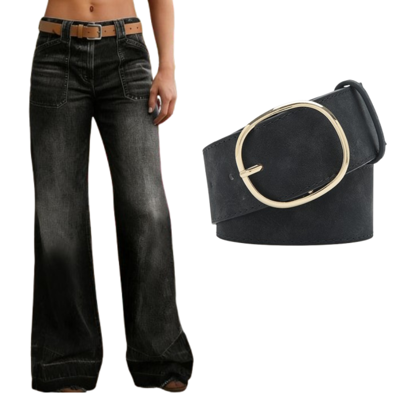 RETROVA FLARED DENIM JEANS