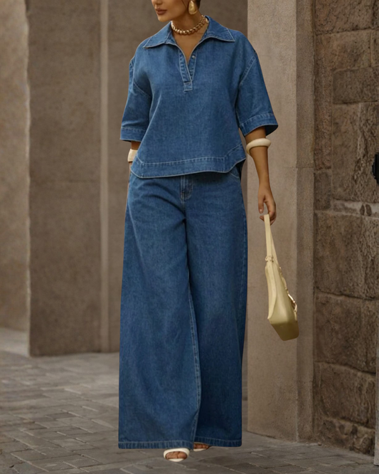 URBANOVA OVERSIZED DENIM SET