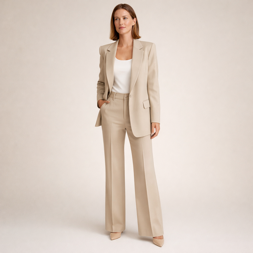 ELVARA – ELEGANT FLARED SUIT SET
