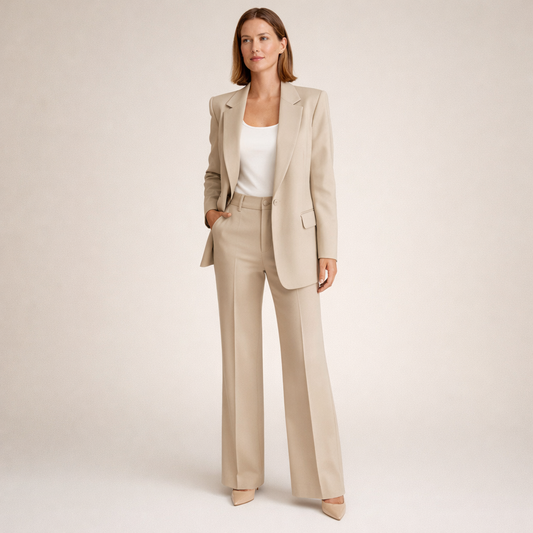 ELVARA – ELEGANT FLARED SUIT SET