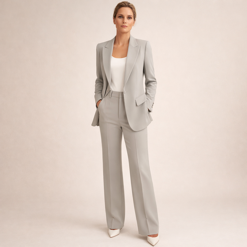 ELVARA – ELEGANT FLARED SUIT SET