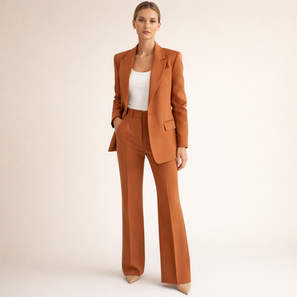 ELVARA – ELEGANT FLARED SUIT SET