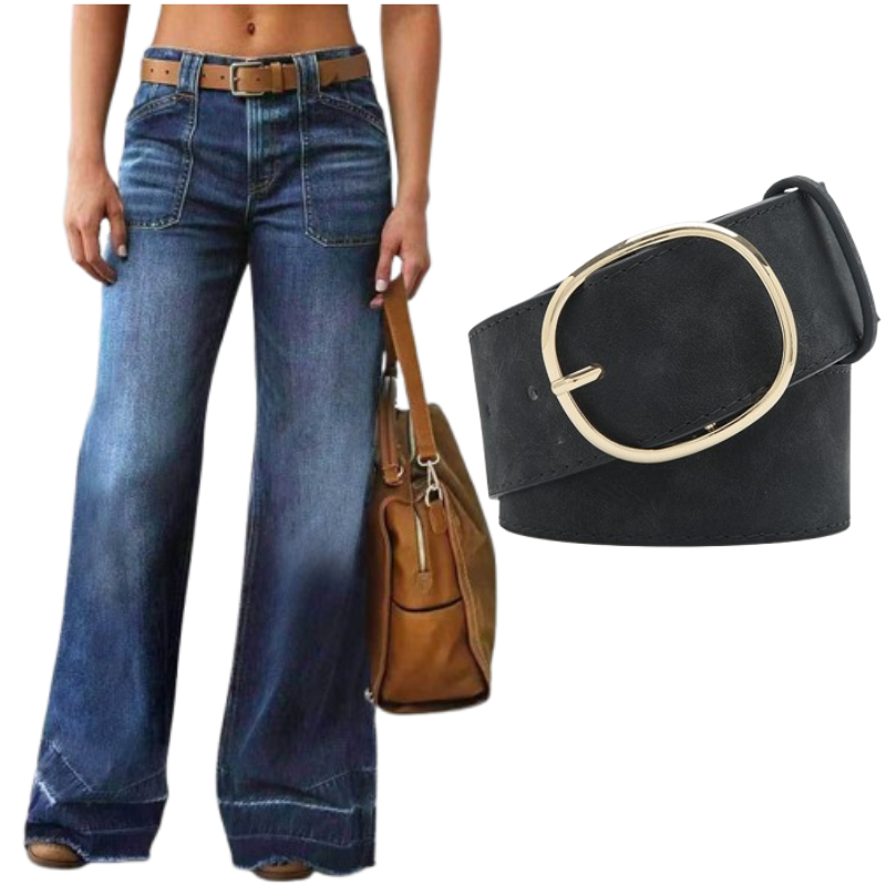 RETROVA FLARED DENIM JEANS