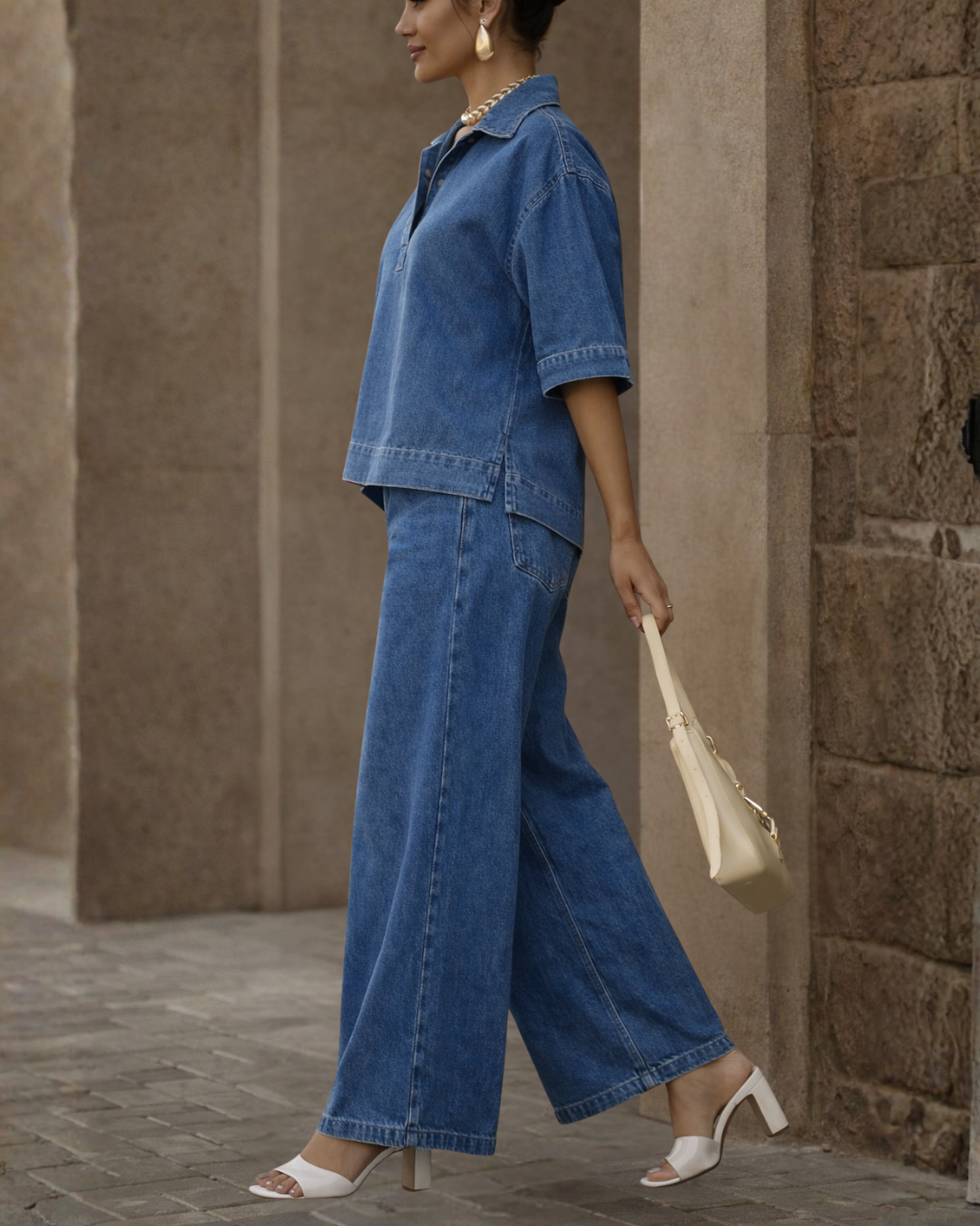 URBANOVA OVERSIZED DENIM SET