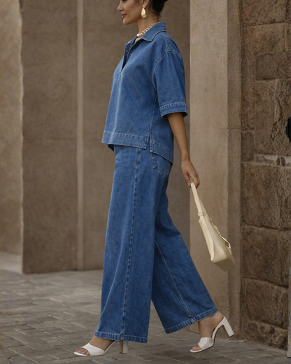 URBANOVA OVERSIZED DENIM SET