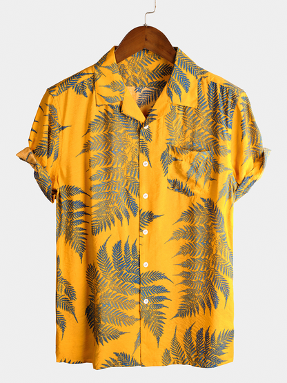 TROPICA HAWAIIAN LEAF SHORT SLEEVE SHIRT