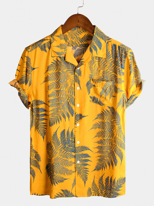 TROPICA HAWAIIAN LEAF SHORT SLEEVE SHIRT