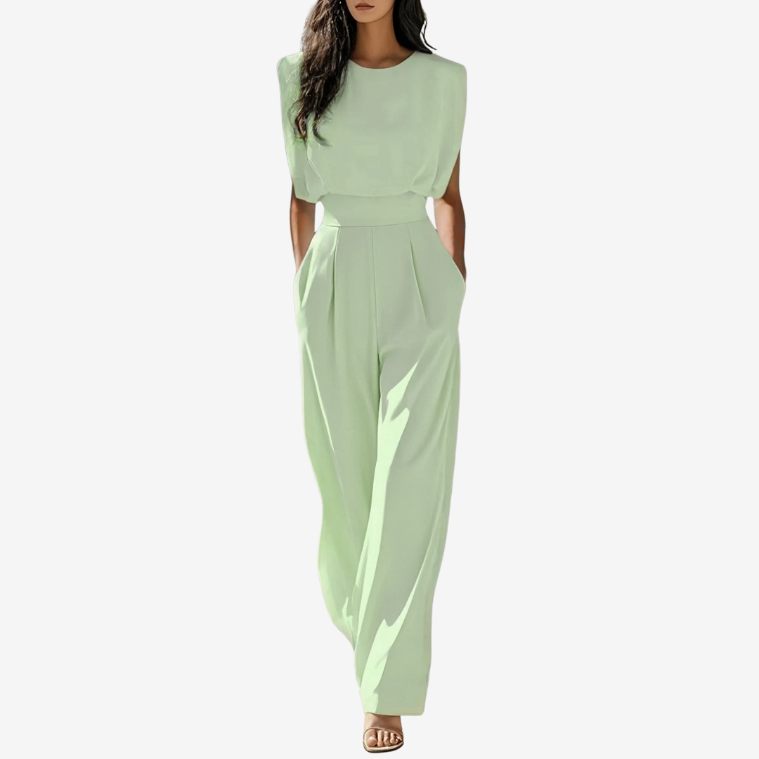 ARIELA – BELTED ELEGANT JUMPSUIT