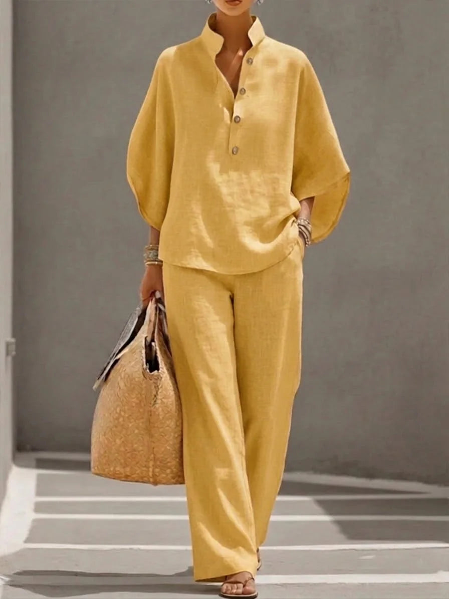 Chic Linen Comfort Set