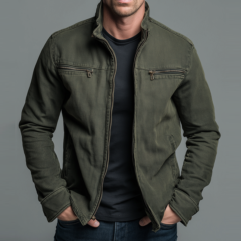 VINTARO COTTON ZIP JACKET