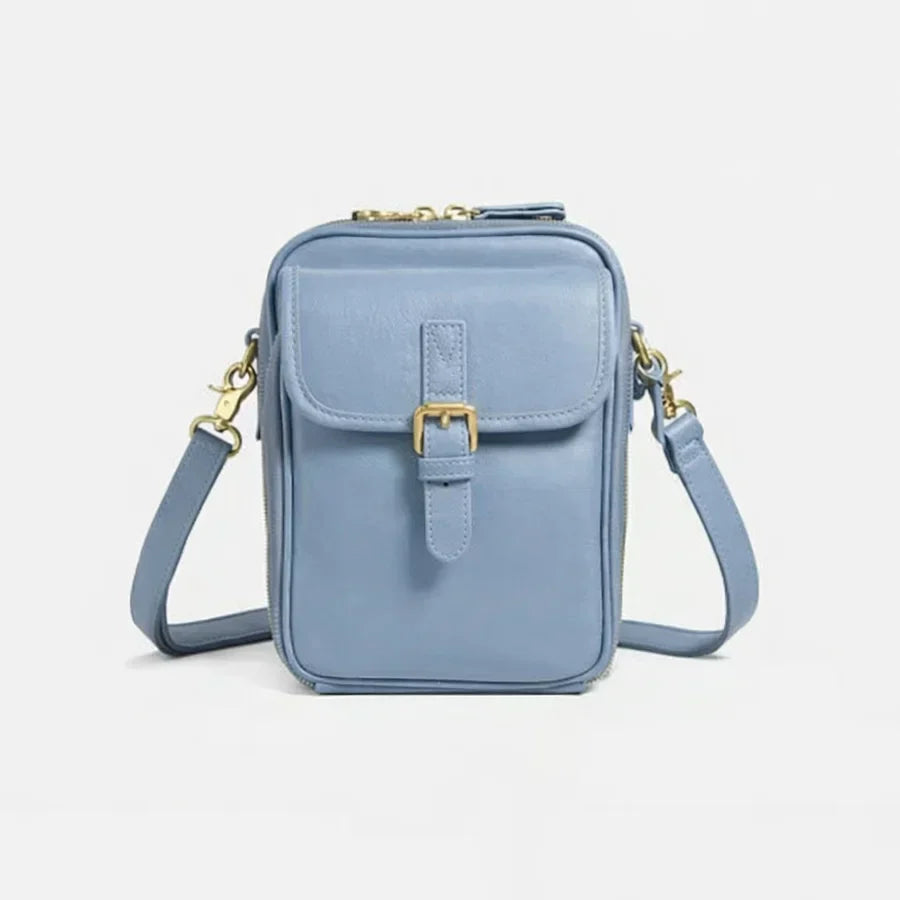 VELARA – LEATHER CROSSBODY BAG
