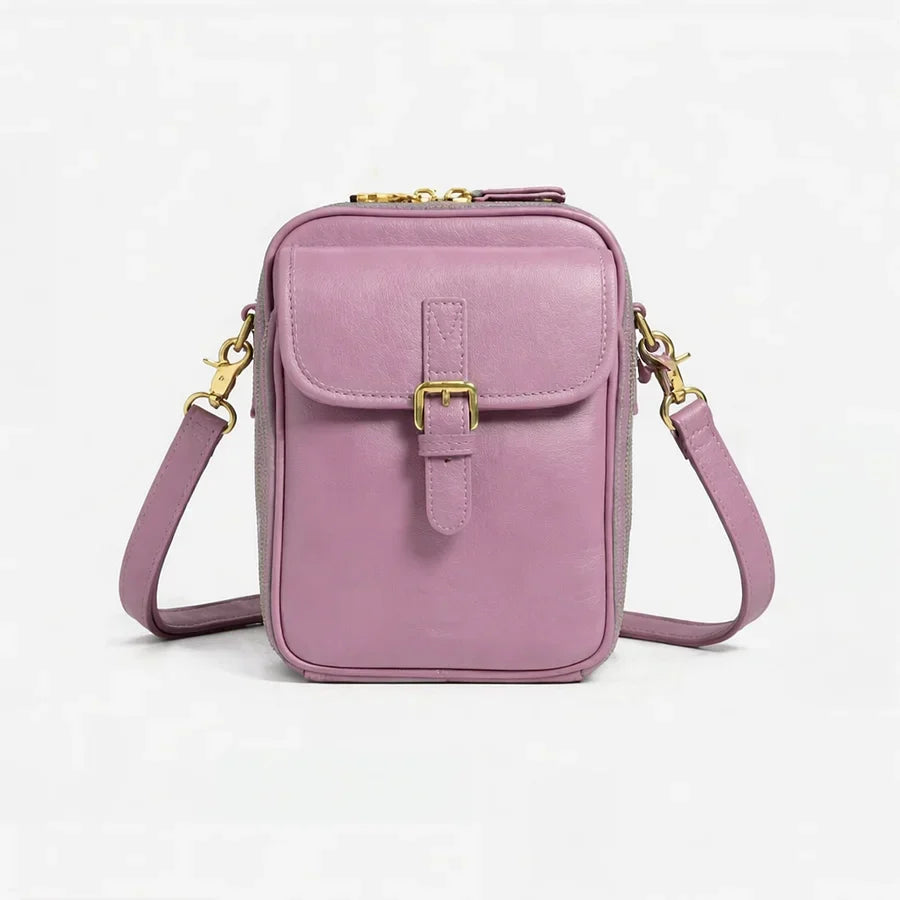 VELARA – LEATHER CROSSBODY BAG