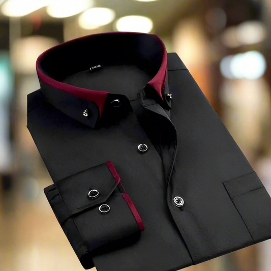 Albert: Classic Cotton Shirt With Long Sleeves