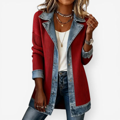 DENARA – BLENDED DENIM JACKET