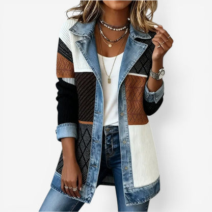 DENARA – BLENDED DENIM JACKET