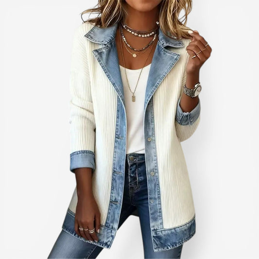DENARA – BLENDED DENIM JACKET