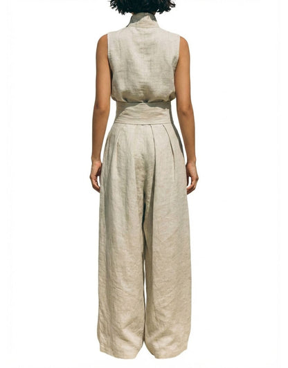SOLVINA – RELAXED BLOUSE & WIDE-LEG SET