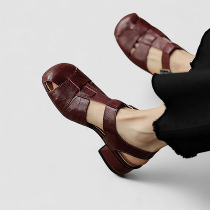 LUXERA – LEATHER ORTHOPEDIC MARY JANE SHOES