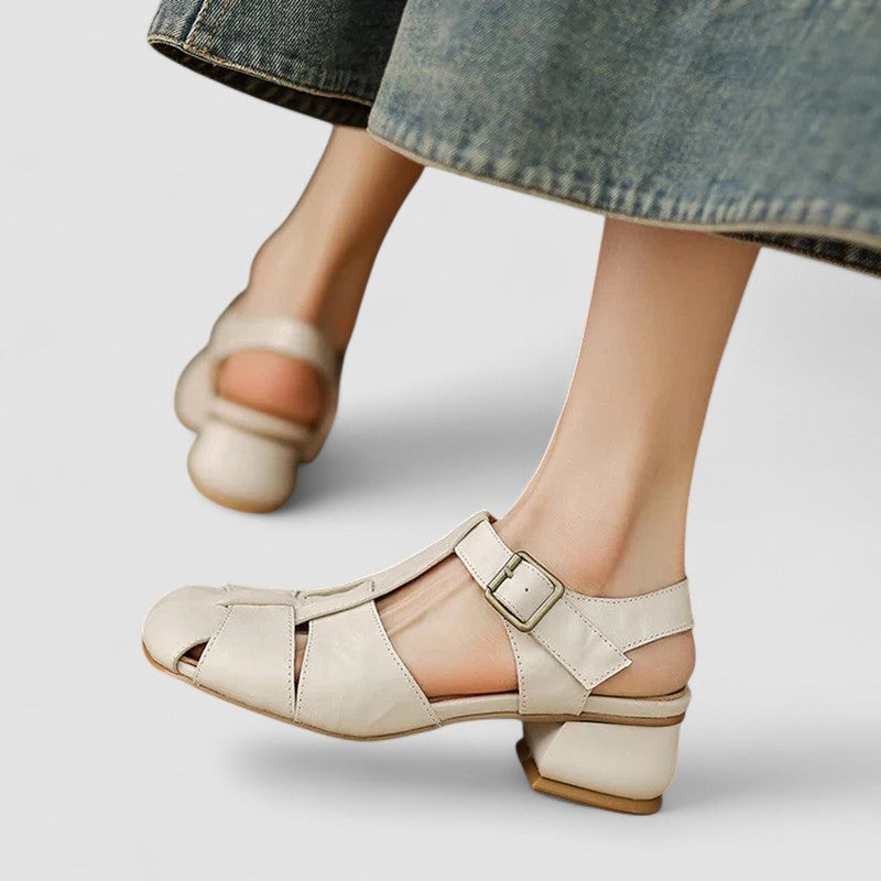 LUXERA – LEATHER ORTHOPEDIC MARY JANE SHOES