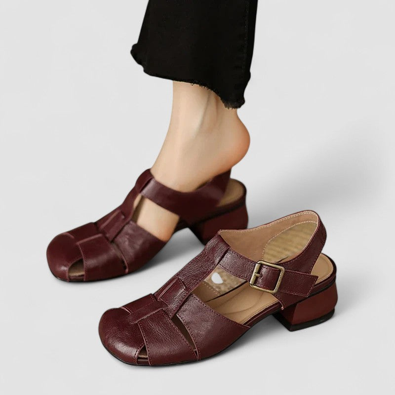 LUXERA – LEATHER ORTHOPEDIC MARY JANE SHOES