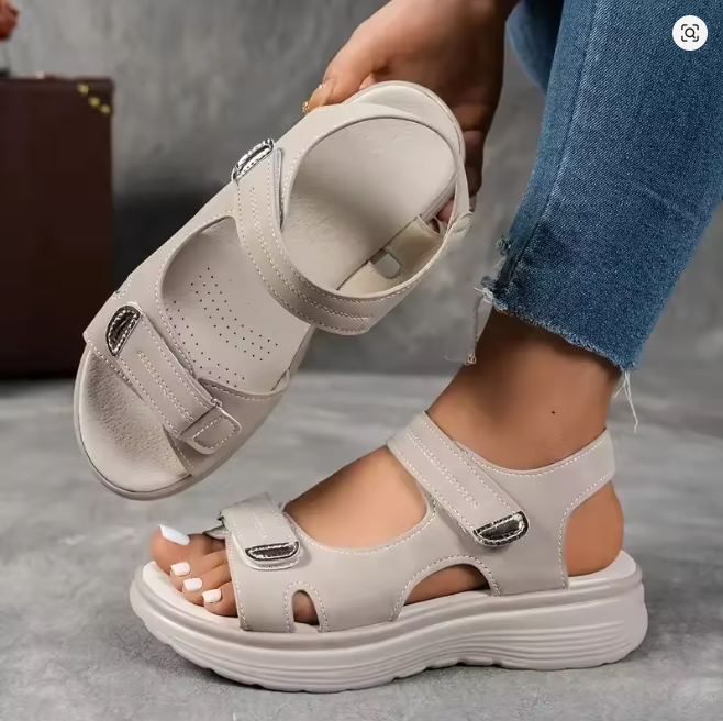ZELARA WEDGE PLATFORM SANDALS