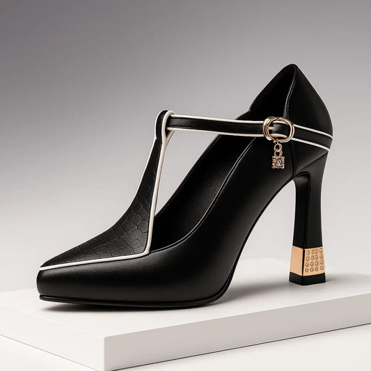 Vespera Luxe T-Strap Heels