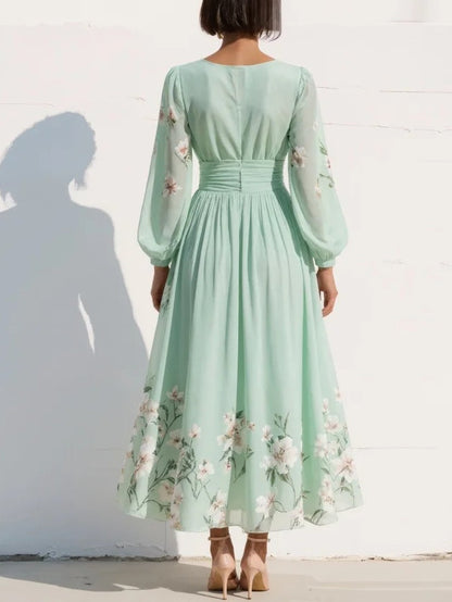 LUMIRA FLORAL MIDI DRESS
