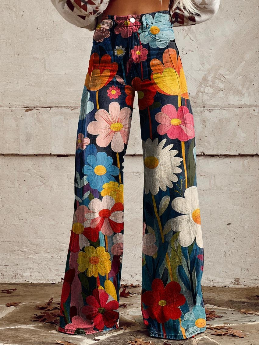 FLORELIA WIDE LEG PANTS