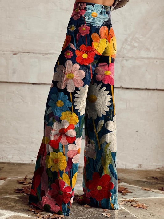 FLORELIA WIDE LEG PANTS