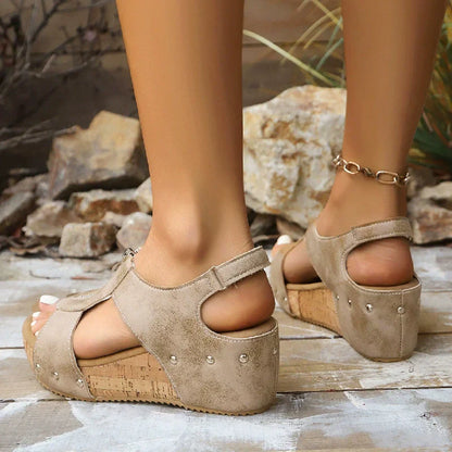 CORREVA ORTHOPEDIC WEDGE SANDALS