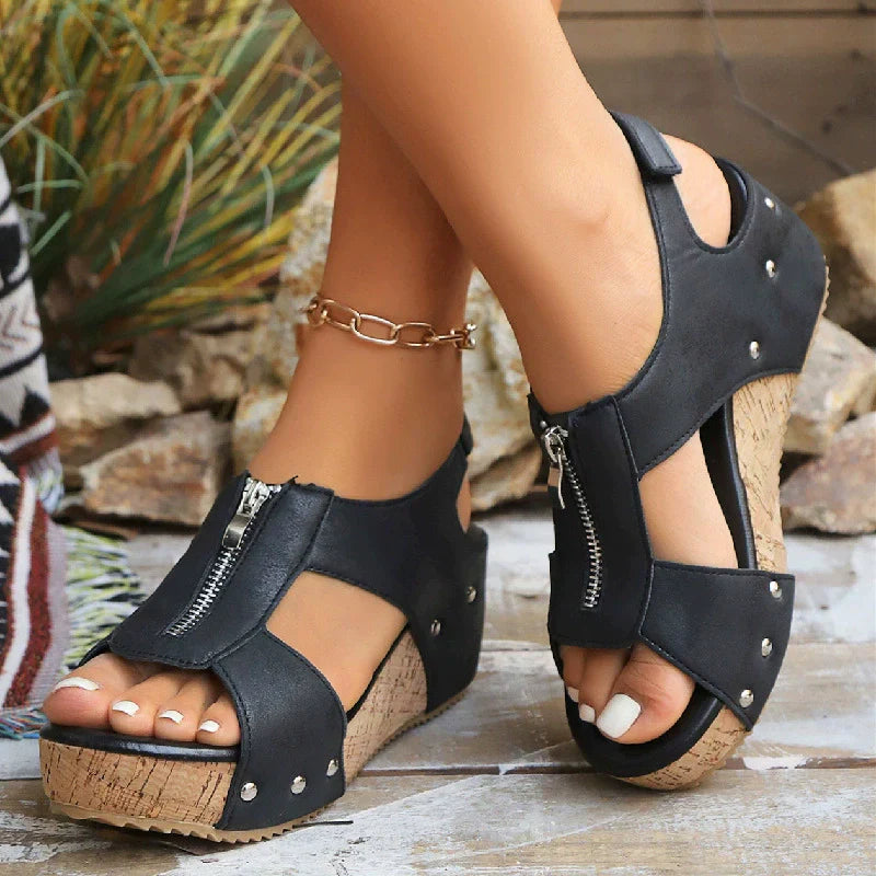 CORREVA ORTHOPEDIC WEDGE SANDALS