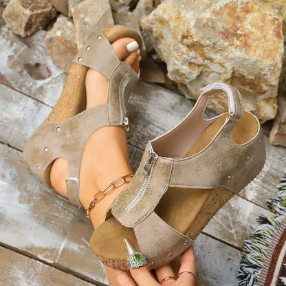 CORREVA ORTHOPEDIC WEDGE SANDALS