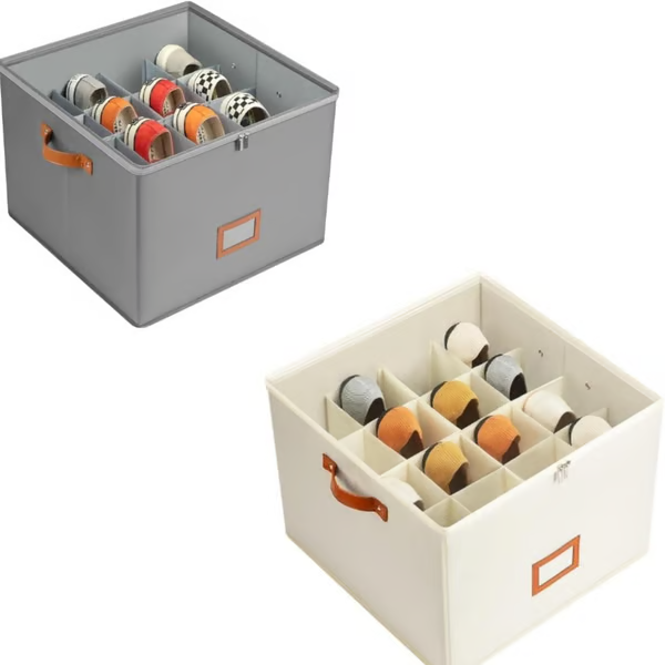 STORAVA FABRIC SHOE ORGANIZER BOX