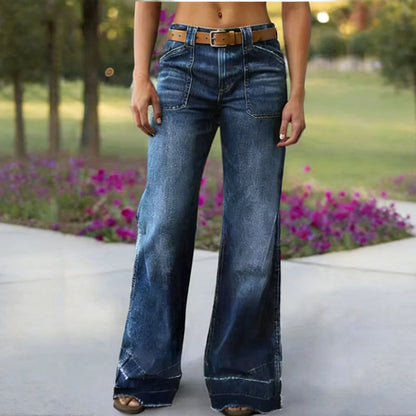 RETROVA FLARED DENIM JEANS