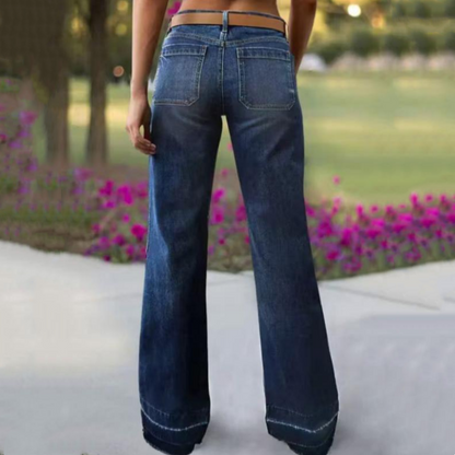 RETROVA FLARED DENIM JEANS