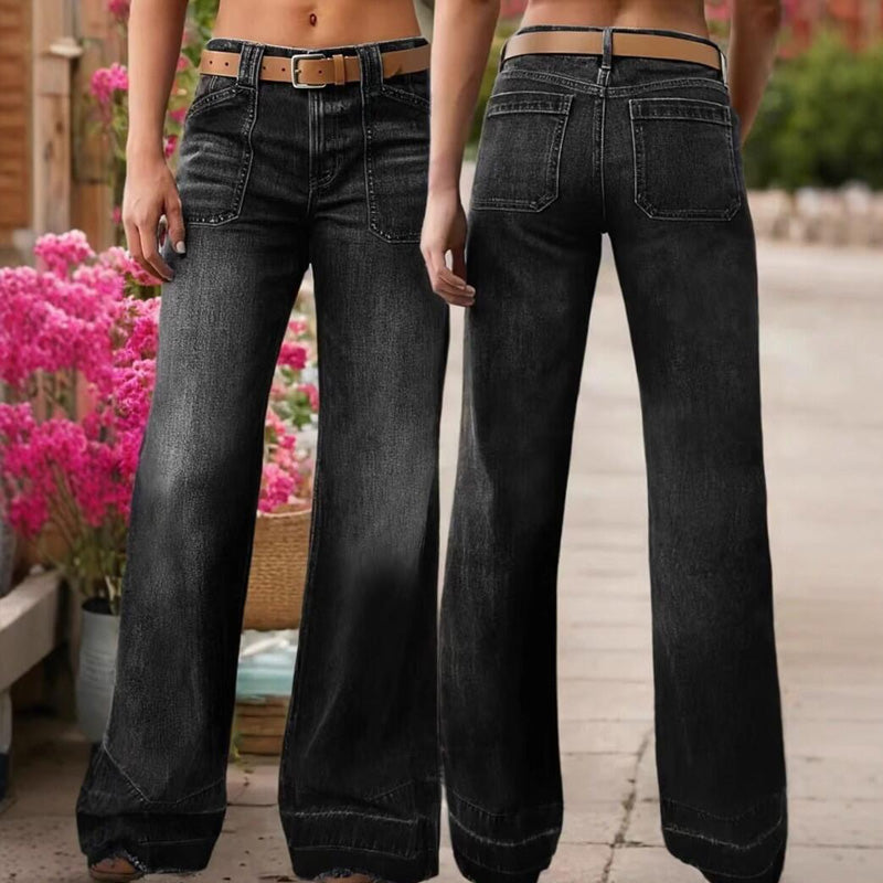 RETROVA FLARED DENIM JEANS