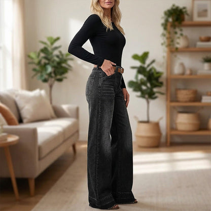 RETROVA FLARED DENIM JEANS