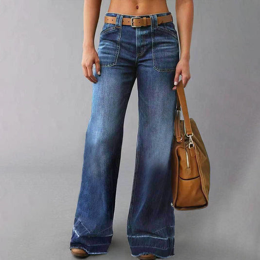 RETROVA FLARED DENIM JEANS